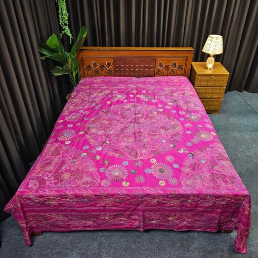 Jamalpuri Nakshi Kantha - hand stiched Quilt for All Seasons - Image 6