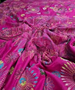 Jamalpuri Nakshi Kantha - hand stiched Quilt for All Seasons