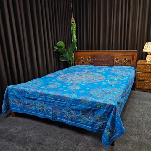 Jamalpuri Nakshi Kantha - hand stiched Quilt for All Seasons - Image 3