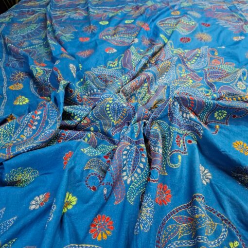 Jamalpuri Nakshi Kantha - hand stiched Quilt for All Seasons