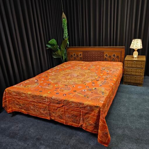 Jamalpuri Nakshi Kantha - hand stiched Quilt for All Seasons - Image 3