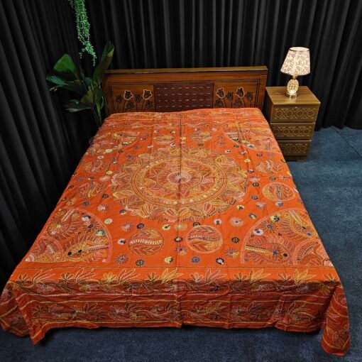 Jamalpuri Nakshi Kantha - hand stiched Quilt for All Seasons - Image 2