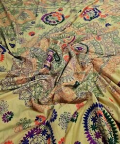 Jamalpuri Nakshi Kantha - hand stiched Quilt for All Seasons