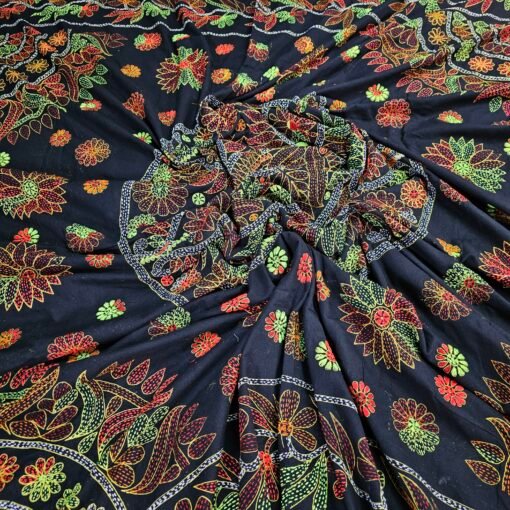 Jamalpuri Nakshi Kantha - hand stiched Quilt for All Seasons