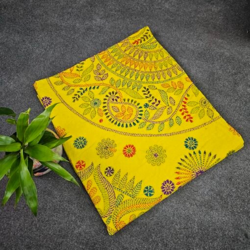 Jamalpuri Nakshi Kantha - hand stiched Quilt for All Seasons - Image 6