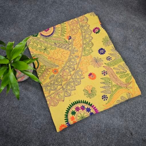 Jamalpuri Nakshi Kantha - hand stiched Quilt for All Seasons - Image 4