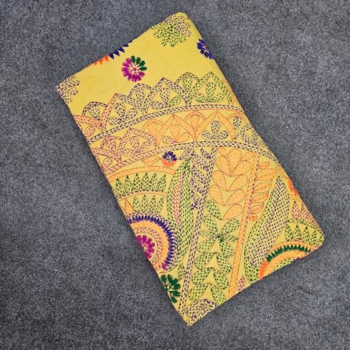 Jamalpuri Nakshi Kantha - hand stiched Quilt for All Seasons - Image 3