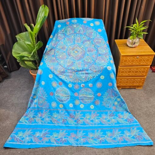 Jamalpuri Nakshi Kantha - hand stiched Quilt for All Seasons - Image 4