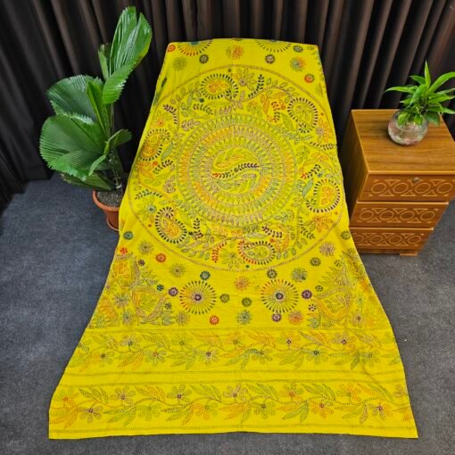 Jamalpuri Nakshi Kantha - hand stiched Quilt for All Seasons - Image 3