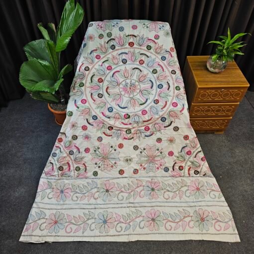 Jamalpuri Nakshi Kantha - hand stiched Quilt for All Seasons - Image 3