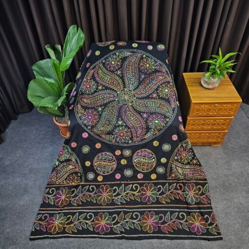 Jamalpuri Nakshi Kantha - hand stiched Quilt for All Seasons - Image 3