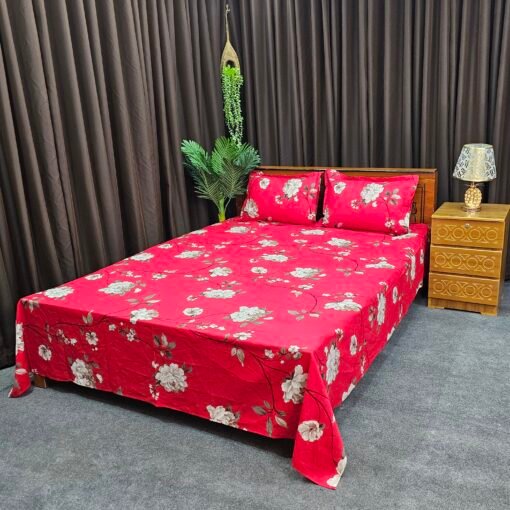 Twill Cotton Bed Sheet for Double Bed
