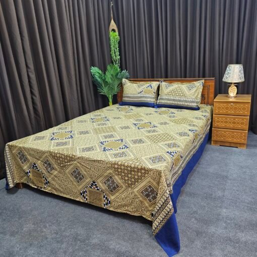 Twill Cotton Bed Sheet for Double Bed