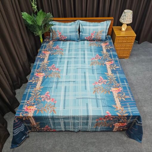 Twill Cotton Bed Sheet for Double Bed - Image 4