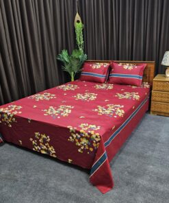 Twill Cotton Bed Sheet for Double Bed