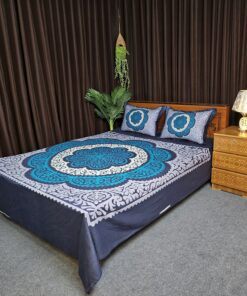 Panel Cotton Bed Sheet for Double Bed