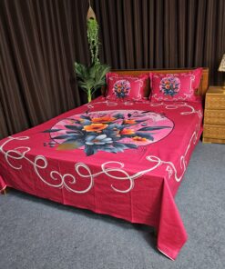 Panel Cotton Bed Sheet for Double Bed