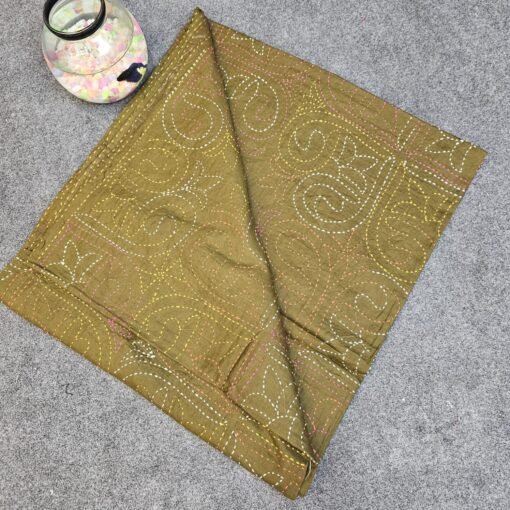 Rajanighanda Nakshi Kantha – hand stiched Quilt for All