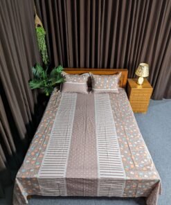 Pure Cotton Fabric Bed sheet – Soft, Breathable & Skin-Friendly