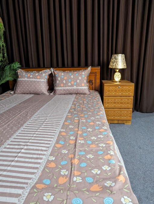 Pure Cotton Fabric Bed sheet – Soft, Breathable & Skin-Friendly - Image 4