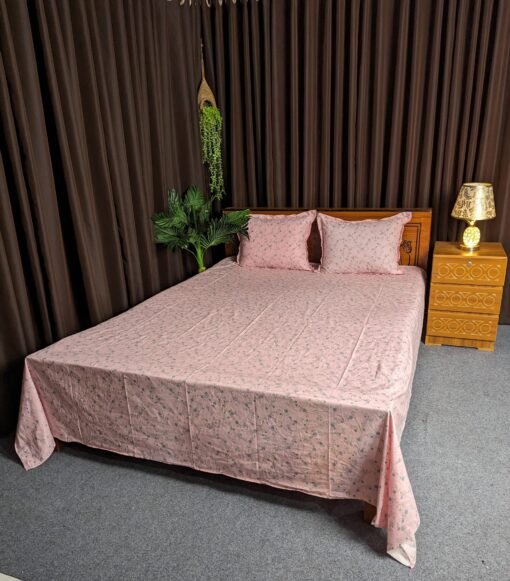 Pure Cotton Fabric Bed sheet – Soft, Breathable & Skin-Friendly