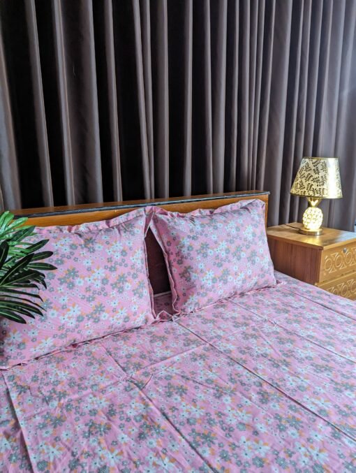 Pure Cotton Fabric Bed sheet – Soft, Breathable & Skin-Friendly - Image 4