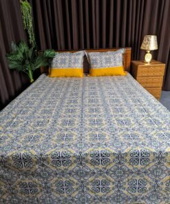 Pure Cotton Fabric Bed sheet – Soft, Breathable & Skin-Friendly