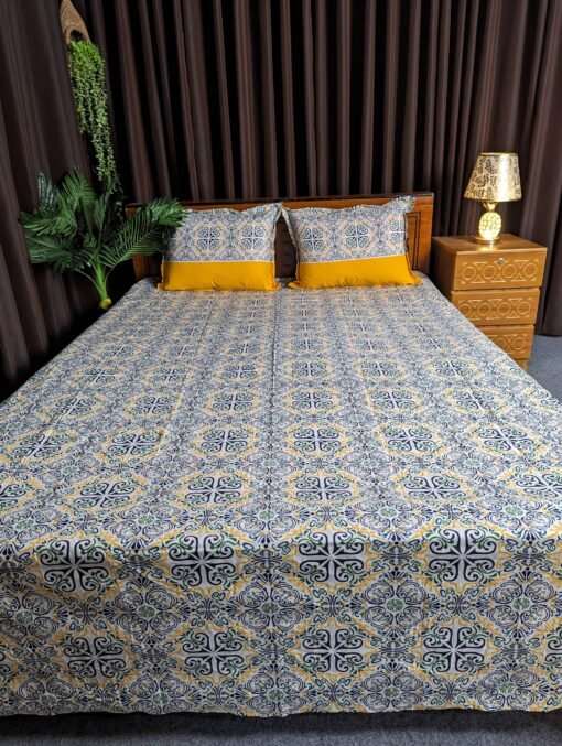 Pure Cotton Fabric Bed sheet – Soft, Breathable & Skin-Friendly