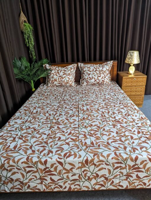 Pure Cotton Fabric Bed sheet – Soft, Breathable & Skin-Friendly