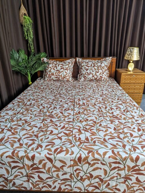 Pure Cotton Fabric Bed sheet – Soft, Breathable & Skin-Friendly - Image 2
