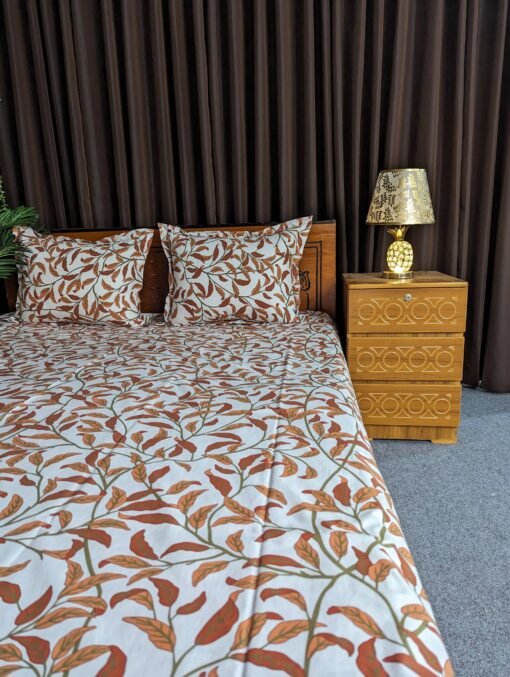 Pure Cotton Fabric Bed sheet – Soft, Breathable & Skin-Friendly - Image 3