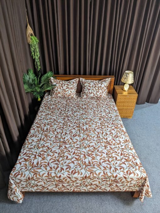 Pure Cotton Fabric Bed sheet – Soft, Breathable & Skin-Friendly - Image 4