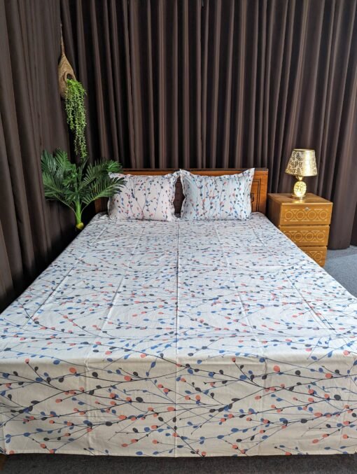 Pure Cotton Fabric Bed sheet – Soft, Breathable & Skin-Friendly