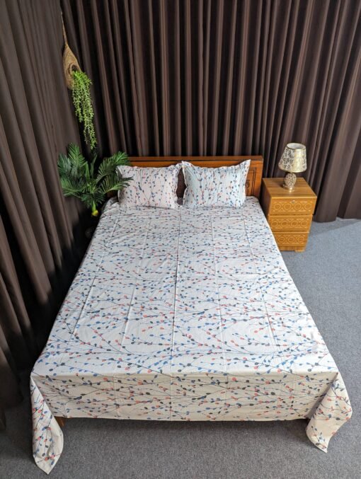 Pure Cotton Fabric Bed sheet – Soft, Breathable & Skin-Friendly - Image 2