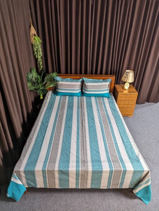 Pure Cotton Fabric Bed sheet – Soft, Breathable & Skin-Friendly - Image 2