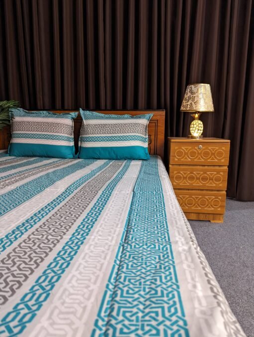 Pure Cotton Fabric Bed sheet – Soft, Breathable & Skin-Friendly - Image 3