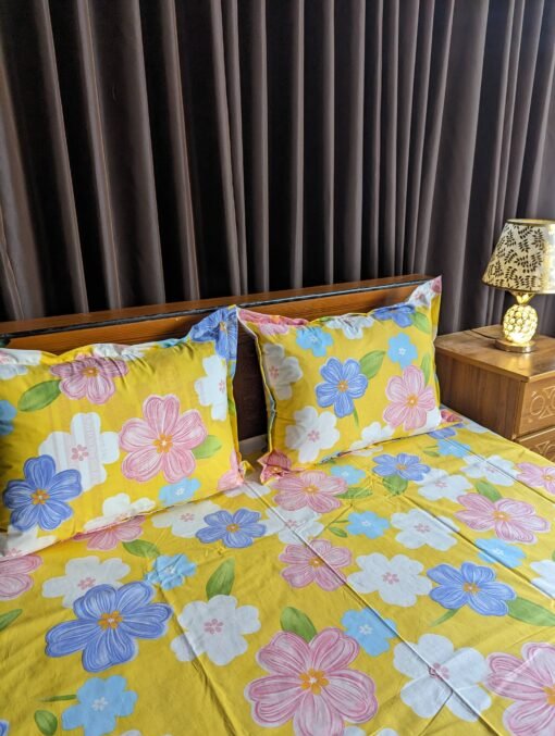Pure Cotton Fabric Bed sheet – Soft, Breathable & Skin-Friendly - Image 4
