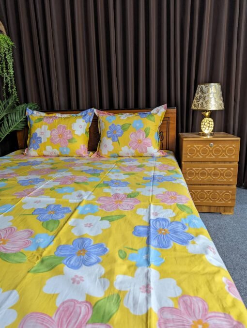 Pure Cotton Fabric Bed sheet – Soft, Breathable & Skin-Friendly - Image 5