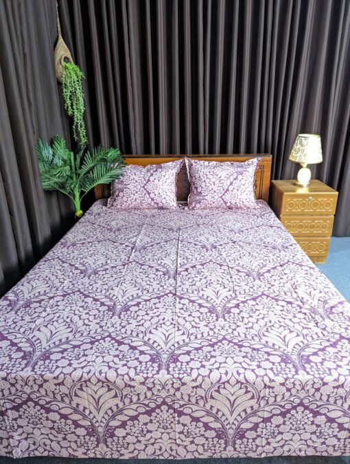 Pure Cotton Fabric Bed sheet – Soft, Breathable & Skin-Friendly - Image 2