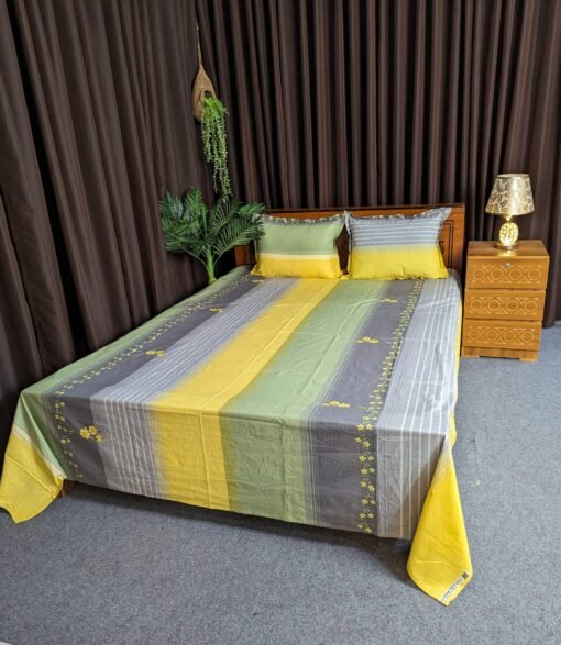 Pure Cotton Fabric Bed sheet – Soft, Breathable & Skin-Friendly