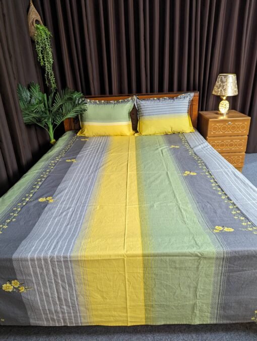 Pure Cotton Fabric Bed sheet – Soft, Breathable & Skin-Friendly - Image 2