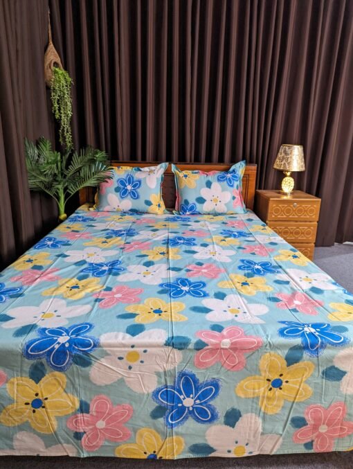 Pure Cotton Fabric Bed sheet – Soft, Breathable & Skin-Friendly