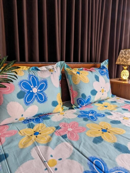 Pure Cotton Fabric Bed sheet – Soft, Breathable & Skin-Friendly - Image 4