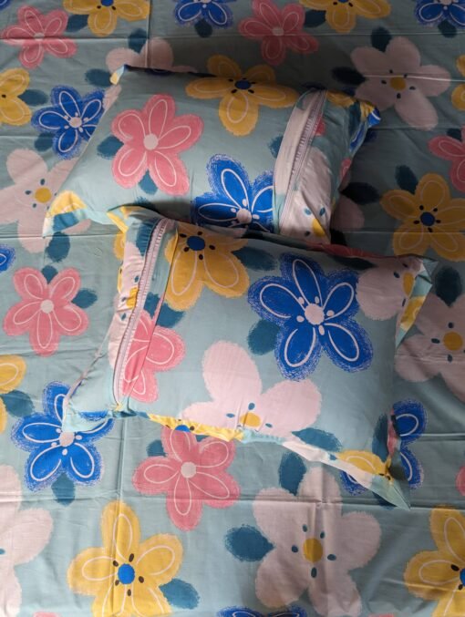 Pure Cotton Fabric Bed sheet – Soft, Breathable & Skin-Friendly - Image 5