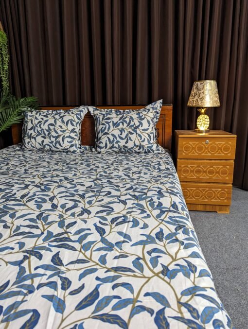 Pure Cotton Fabric Bed sheet – Soft, Breathable & Skin-Friendly - Image 3