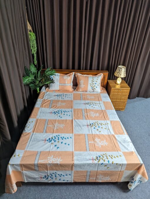 Pure Cotton Fabric Bed sheet – Soft, Breathable & Skin-Friendly - Image 5