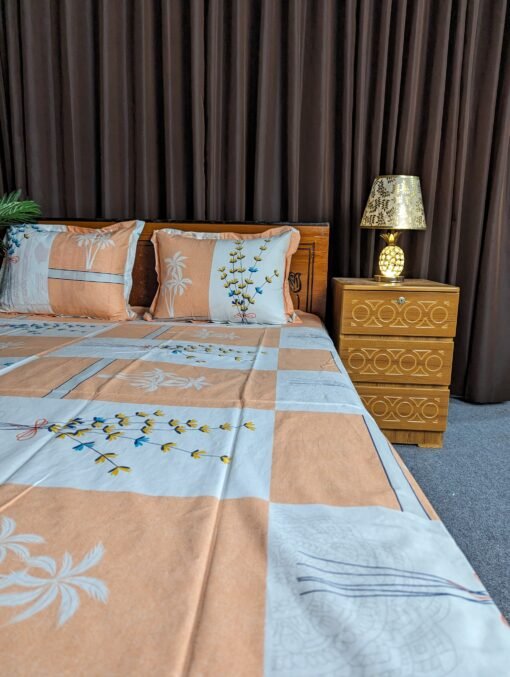 Pure Cotton Fabric Bed sheet – Soft, Breathable & Skin-Friendly - Image 4