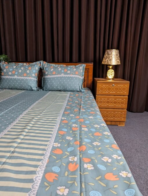 Pure Cotton Fabric Bed sheet – Soft, Breathable & Skin-Friendly - Image 4