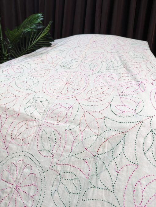 Rajanighanda Nakshi Kantha – hand stiched Quilt for All - Image 4