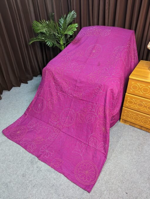 Rajanighanda Nakshi Kantha – hand stiched Quilt for All - Image 3